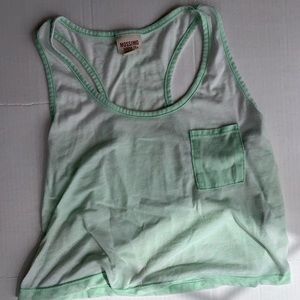 Light green crop tank